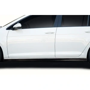 2015-2021 Volkswagen Golf Silk Carbon Fiber Side Skirts - image 1