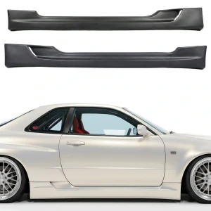 FRP CFAC Wide Body Side Skirts > Nissan Skyline (R34) GT-T 1999-2002 > 2dr - image 1