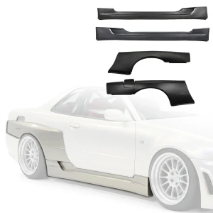 FRP CFAC Wide Body Combo Set > Nissan Skyline (R34) GT-T 1999-2002 > 2dr - image 1