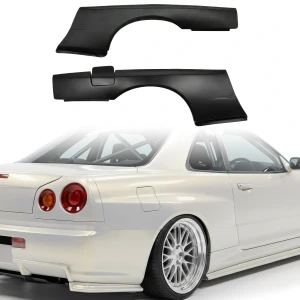 FRP CFAC Wide Body Fenders (rear) 60mm > Nissan Skyline (R34) GT-T 1999-2002 > 2dr - image 1