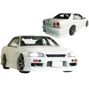 FRP URA D1S2 Body Kit 4pc > Nissan Skyline (R34) GT-T 1999-2002 > 4dr - image 1