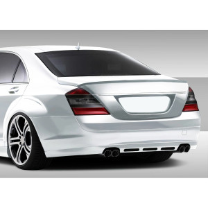 2007-2009 Mercedes S Class W221 Eros Version 1 Rear Lip Under Spoiler Air Dam (euro base model) - 1 Piece - image 1
