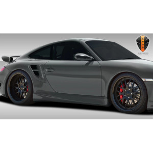 2005-2012 Porsche 911 Carrera 997 991 C4 C4S Turbo Eros Version 1 Side Skirts Rocker Panels - 2 Piece - image 1