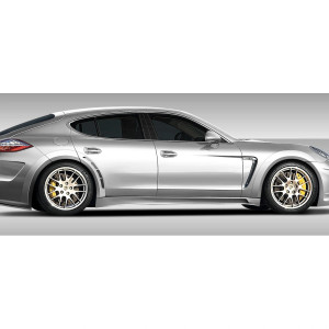 2010-2015 Porsche Panamera Eros Version 4 Wide Body Side Skirts Rocker Panels - 2 Piece - image 1