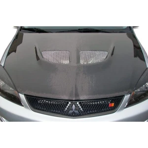 2004-2007 Mitsubishi Lancer Evo Carbon Fiber Hood - image 1