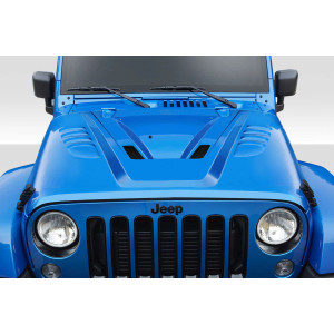 2007-2018 Jeep Wrangler ABR Hood - 1 Piece - image 1