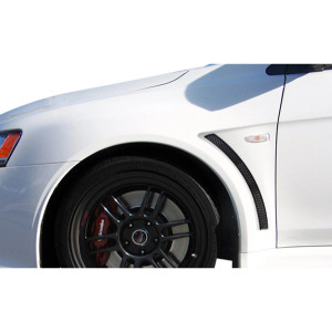 2008-2017 Mitsubishi Lancer Evo X Look Front Fenders - 2 Piece - image 1