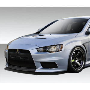 2008-2017 Mitsubishi Lancer Duraflex Evo X V3 Front Bumper - 1 Piece - image 1