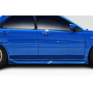 2002-2007 Subaru Impreza WRX STI 4DR GT Competition Side Skirts Rocker Panels - 2 Piece - image 1
