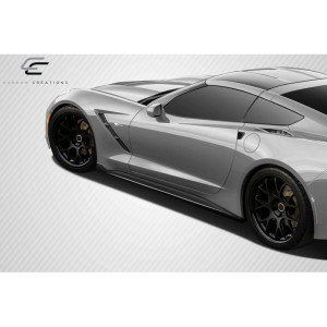 2014-2019 Chevrolet Corvette C7 GT Concept Side Splitters - 2 Piece - image 1