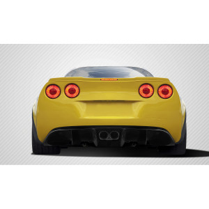 2005-2013 Chevrolet Corvette C6 Carbon Creations GT Racing Rear Diffuser - 5 Piece - image 1