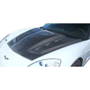 2005-2013 Chevrolet Corvette C6 DriTech H-Design Hood - 1 Piece - image 1