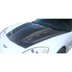 2005-2013 Chevrolet Corvette H-Design Carbon Fiber Hood - image 1