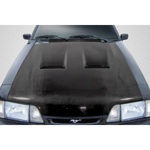 1987-1993 Ford Mustang Heat Extractor Hood - 1 Piece - image 1