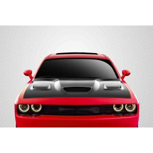 2008-2023 Dodge Challenger Hellcat Carbon Fiber Hood - image 1