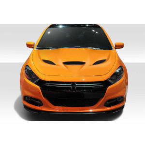 2013-2016 Dodge Dart Hellcat Look Hood - 1 Piece - image 1