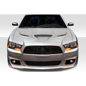2011-2014 Dodge Charger Duraflex Hellcat Look Hood - 1 Piece - image 1