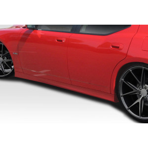 2006-2010 Dodge Charger Duraflex Hellcat Look Side Skirts - 2 Piece - image 1