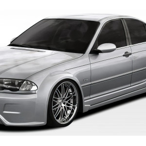 1999-2005 BMW 3 Series E46 4DR Duraflex I-Design Wide Body Front Fender Flares - 2 Piece - image 1