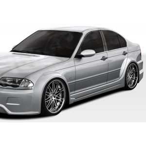 1999-2005 BMW 3 Series E46 4DR I-Design Wide Body Side Skirts Rocker Panels - 2 Piece - image 1
