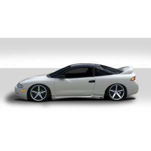1995-1999 Mitsubishi Eclipse Eagle Talon Duraflex Kombat Side Skirts Rocker Panels - 2 Piece - image 1