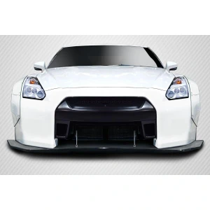 2009-2016 Nissan GTR LBW Carbon Fiber Front Lip - image 1