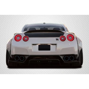 2009-2016 Nissan GTR LBW Carbon Fiber Rear Lip - image 1