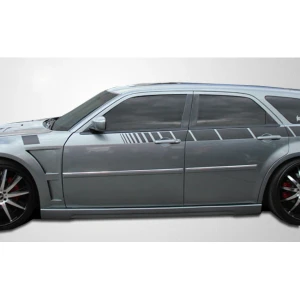 2005-2010 Dodge Magnum Chrysler 300 300C Polyurethane Luxe Side Skirts Rocker Panels - 2 Piece - image 1