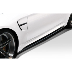 2014-2020 BMW M4 F82 / 4 Series F32 M Performance Look Side Skirt Splitters - 2 Piece (S) - image 1