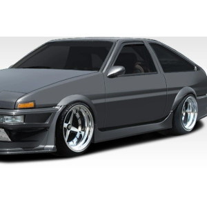 1984-1987 Toyota Corolla 2DR / HB MB-R Side Skirts Rocker Panels - 2 Piece - image 1