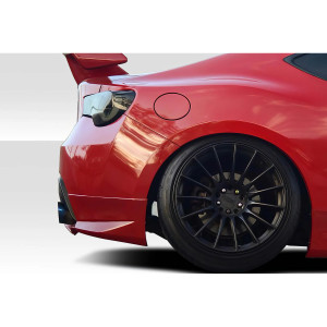 2013-2020 Scion FR-S Toyota 86 Subaru BRZ Duraflex Modellista Look Rear Add Ons Spat Extensions - 2 Piece - image 1