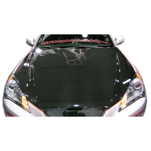 2010-2012 Hyundai Genesis OEM Look Carbon Fiber Hood - image 1