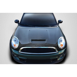 2007-2013 Mini Cooper Hatchback R56 Clubman R55 2009-2015 Cooper convertible R57 2012-2015 Cooper Coupe / Roadster R58 R59 DriTech S OEM Look Hood - 1 Piece - image 1