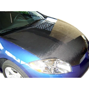 2006-2012 Mitsubishi Eclipse OEM Look Carbon Fiber Hood - image 1