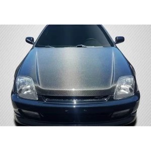 1997-2001 Honda Prelude OEM Look Carbon Fiber Hood - image 1