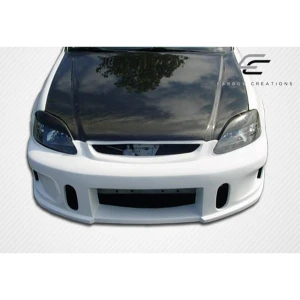 1996-1998 Honda Civic OEM Look Carbon Fiber Hood - image 1