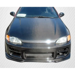 1992-1995 Honda Civic OEM Look Carbon Fiber Hood - image 1