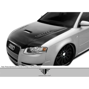 2006-2008 Audi A4 AF-1 Carbon Fiber Hood - image 1