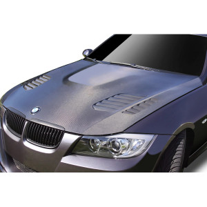 2006-2008 BMW 3 Series E90 4DR Carbon AF-1 Hood ( CFP ) - 1 Piece - image 1