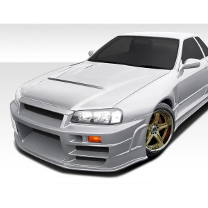 1989-1994 Nissan Skyline 2DR R32 Duraflex R324 Conversion Front Bumper - 1 Piece - image 1