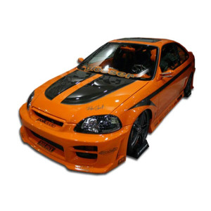 1999-2000 Honda Civic 2DR R34 Body Kit - 4 Piece - image 1