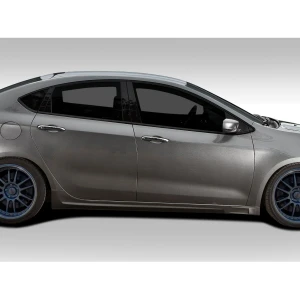 2013-2016 Dodge Dart Racer Side Skirt Rocker Panels - 2 Piece - image 1