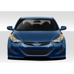 2011-2013 Hyundai Elantra Duraflex Racer Front Lip Under Spoiler Air Dam - 1 Piece - image 1