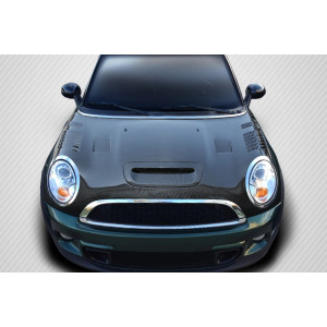 2007-2013 Mini Cooper Hatchback R56 Clubman R55 2009-2015 Cooper convertible R57 2012-2015 Cooper Coupe / Roadster R58 R59 DriTech Racer Hood - 1 Piece - image 1