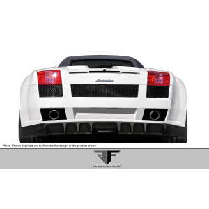 2004-2008 Lamborghini Gallardo AF-1 Wide Body Rear Bumper ( GFK ) - 1 Piece - image 1