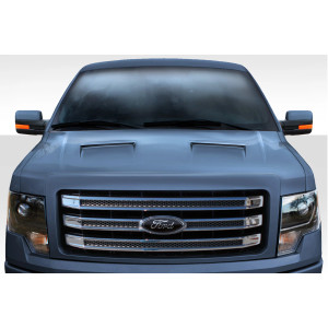 2009-2014 Ford F-150 Ram Air Hood - 1 Piece - image 1