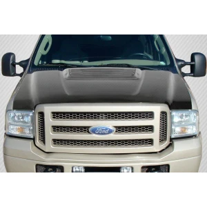 1999-2007 Ford Super Duty Raptor Look Carbon Fiber Hood - image 1