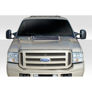 1999-2007 Ford Super Duty / 2000-2005 Ford Excursion Raptor Look Hood - 1 Piece - image 1