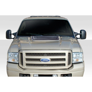 1999-2007 Ford Super Duty / 2000-2005 Ford Excursion Raptor Look Hood - 1 Piece - image 1
