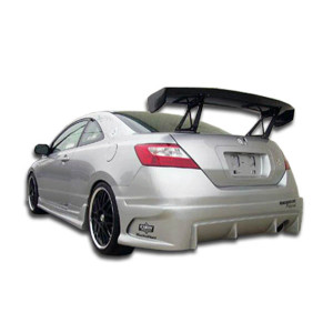 2006-2011 Honda Civic 2DR Duraflex Raven Rear Bumper - 1 Piece - image 1